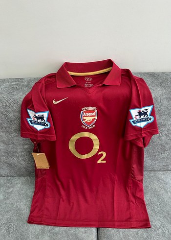 Arsenal 2005-2006 iç saha Thierry Henry forması - Görsel 2