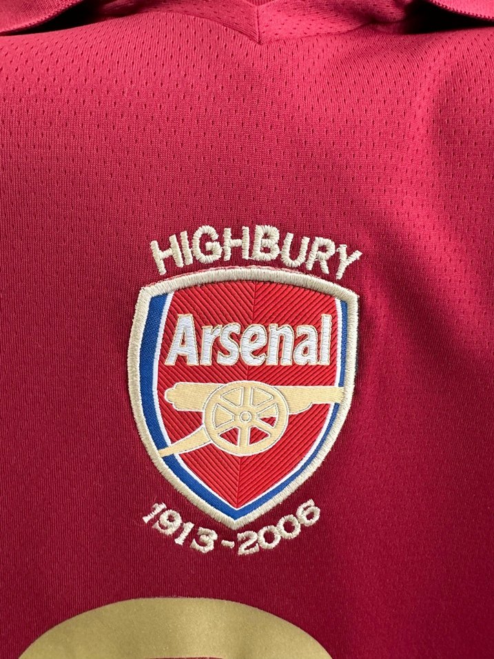 Arsenal 2005-2006 iç saha Thierry Henry forması - Görsel 3