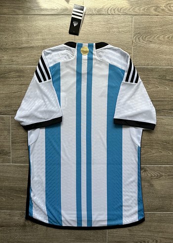 Arjantin 2022 İç Saha Dünya Kupası profesyonel Maç forması - Görsel 2