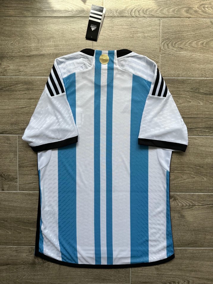 Arjantin 2022 İç Saha Dünya Kupası profesyonel Maç forması - Görsel 2