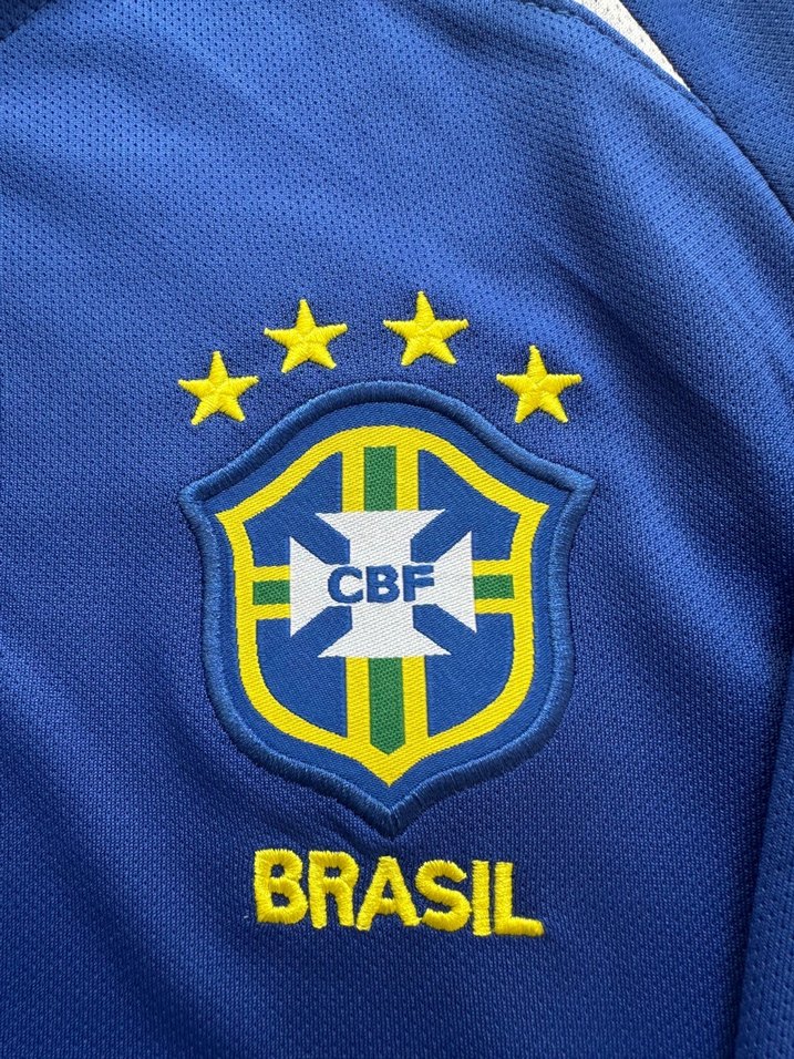 Brezilya 2002 Dünya Kupası Deplasman Forması - Görsel 4