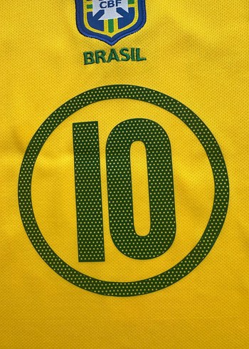 Brezilya 2004 İç Saha Ronaldinho Gaucho forması - Görsel 4