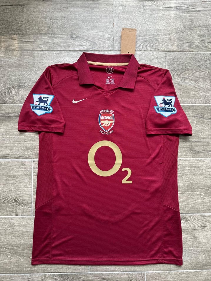 Arsenal 2005-2006 İç Saha Thierry Henry forması - Görsel 2