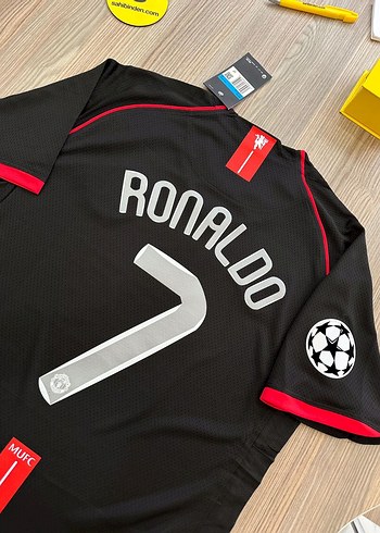 Manchester United 2006-2008 deplasman Cristiano Ronaldo forması - Görsel 4