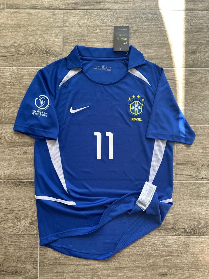 Brezilya 2002 Dünya Kupası Deplasman Forması - Görsel 2