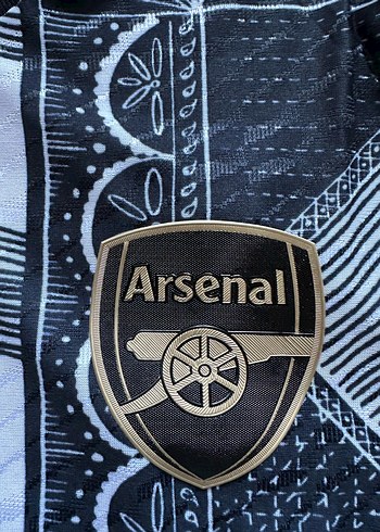 Arsenal 2024 özel Tasarım siyah forması - Görsel 4