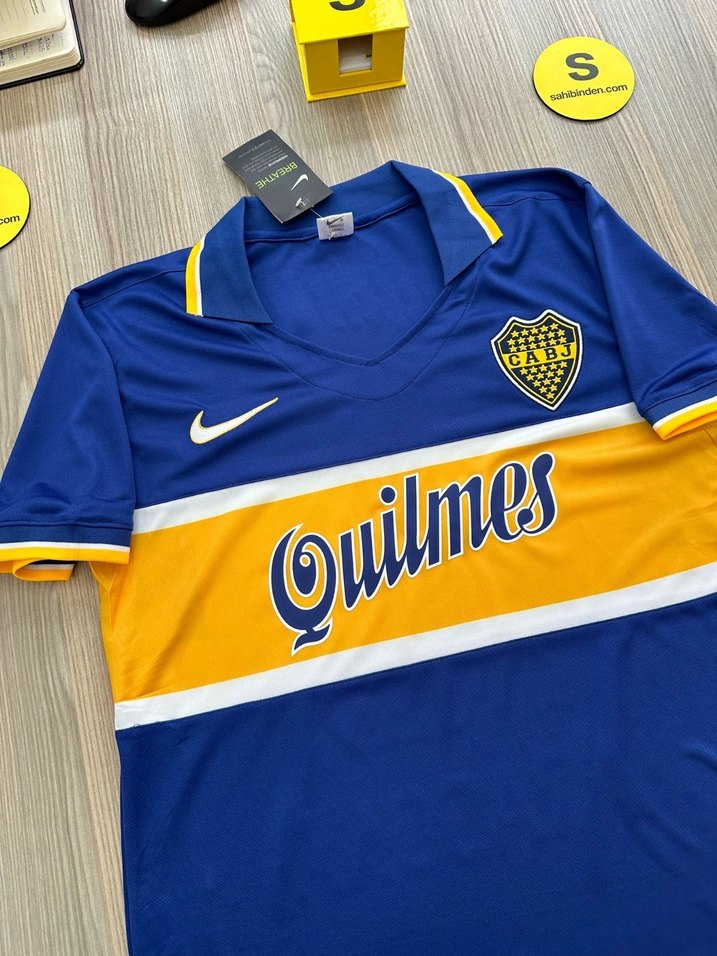 Boca Juniors 1996 İç saha Diego Armando Maradona - Görsel 2