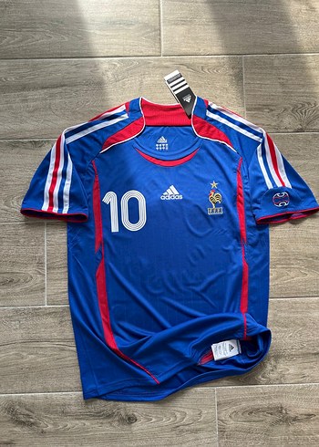Fransa 2006 Dünya Kupası Zinedine Zidane forması. - Görsel 2