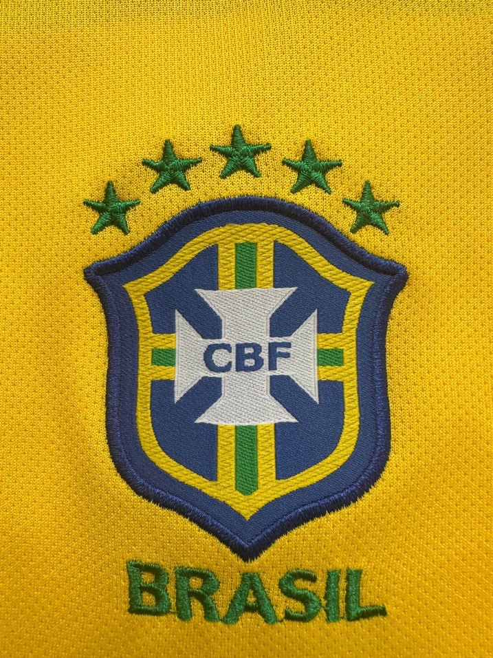 Brezilya 2004 İç Saha Ronaldinho Gaucho forması - Görsel 3