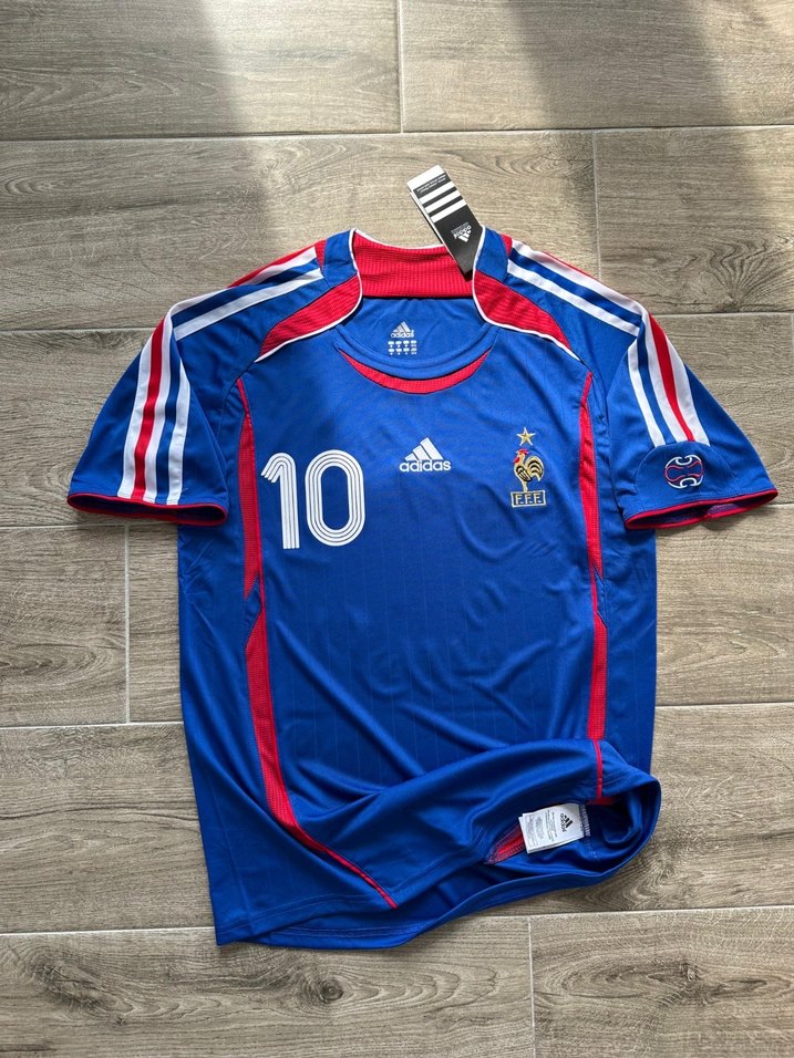 Fransa 2006 Dünya Kupası Zinedine Zidane forması. - Görsel 2