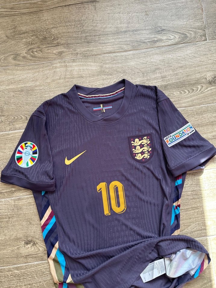 İngiltere Euro 2024 Deplasman  kısa Kollu Jude Bellingham - Görsel 3