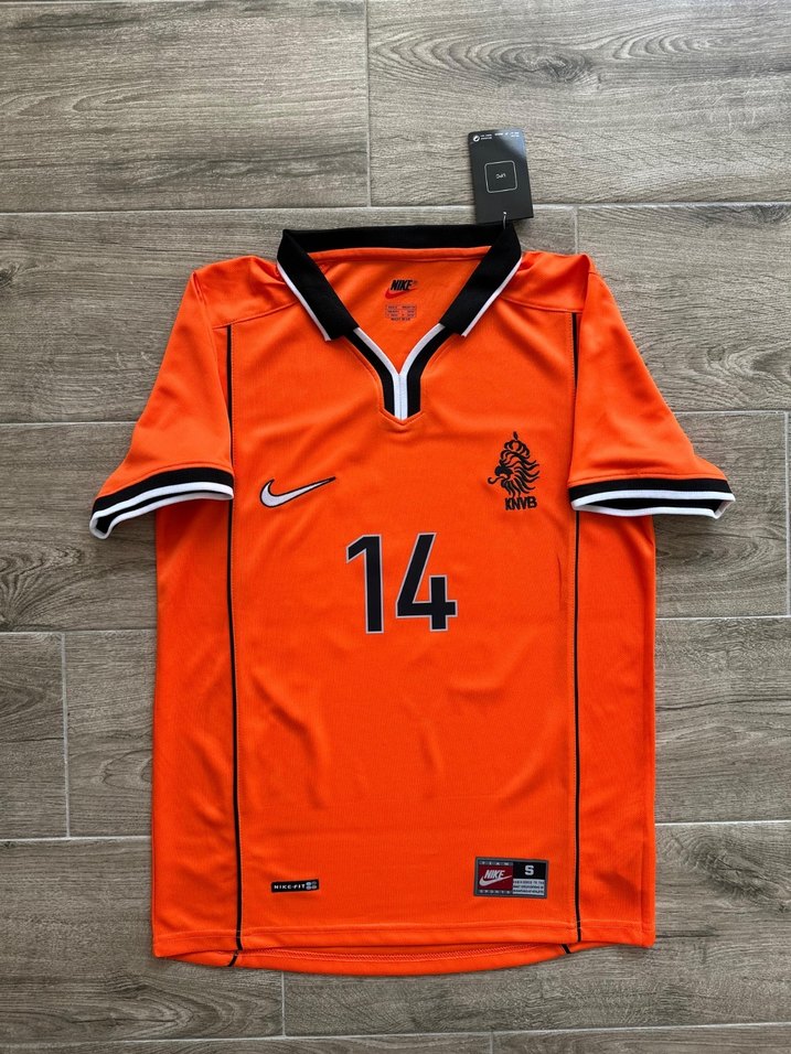 Hollanda 1998 Dünya Kupası Marc OVERMARS forması. - Görsel 2