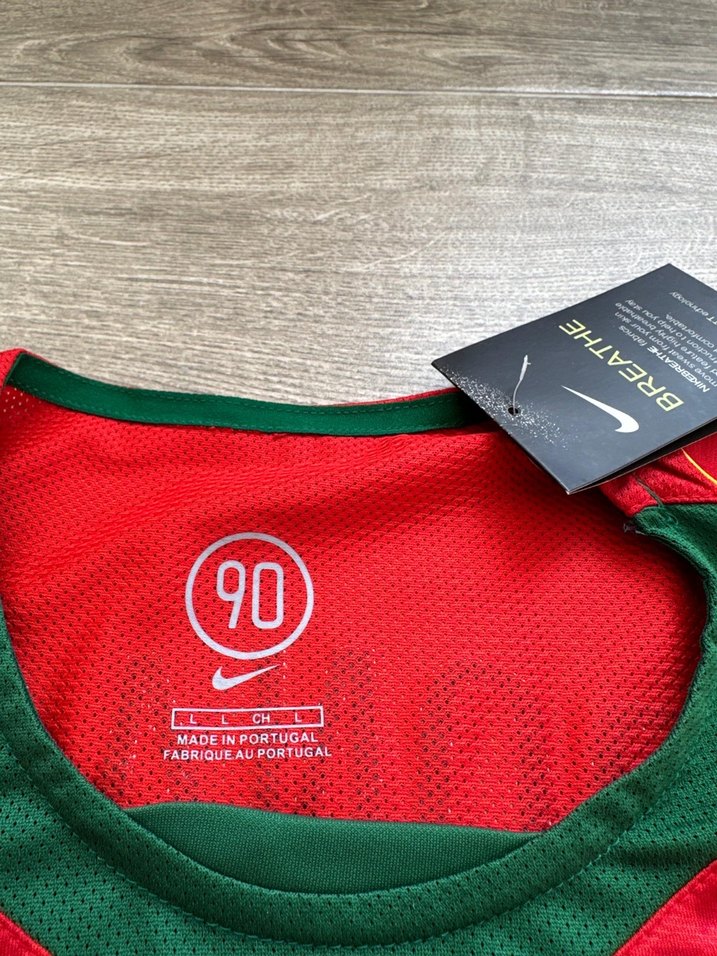 Portekiz 2004 İç Saha Luis Figo forması - Görsel 3