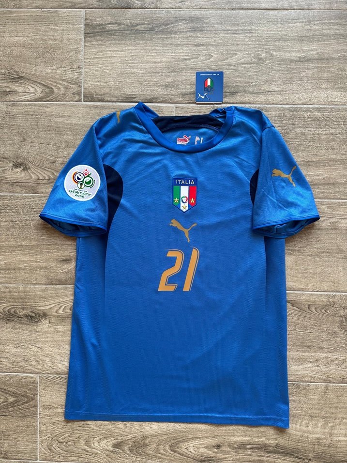 İtalya 2006 Dünya Kupası Andrea Pirlo forması. - Görsel 2