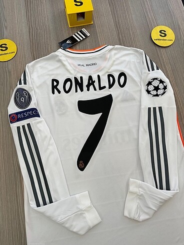 xxl Beden beyaz Renk Real Madrid 2014 Cristiano Ronaldo Forması
