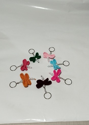 Renkli Boncuklu Yusufçuk Anahtarlık - Görsel 2