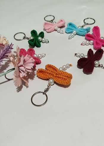 Renkli Boncuklu Yusufçuk Anahtarlık - Görsel 6