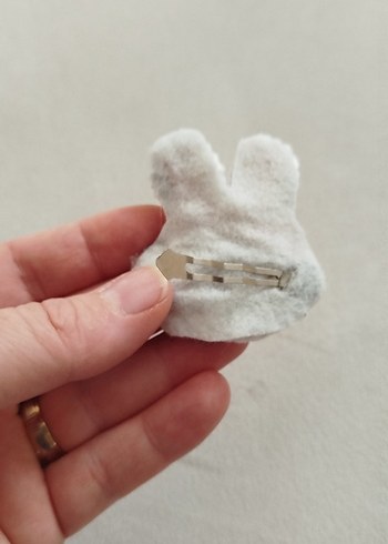 Kurdeleli Tavşan Örgü Çocuk Toka - Görsel 5