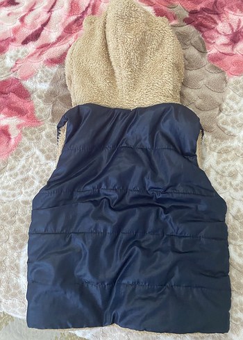 Bej lacivert bebek şişme yelek - Görsel 3