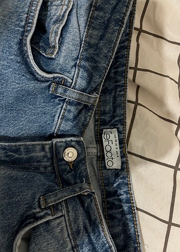 Defacto Mavi Kadın Mini Kot Şort - Görsel 2