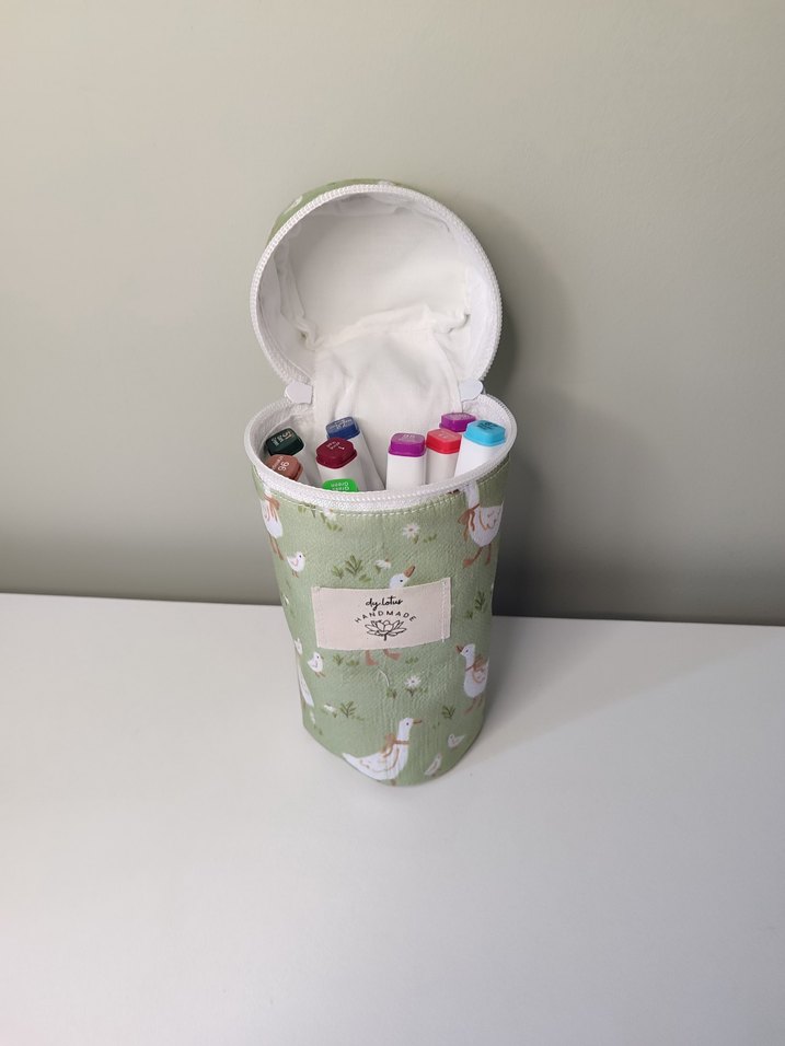 Çocuklar için Pastel Yeşil Termos Şişe çantası - Görsel 5