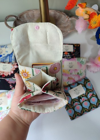 Bohem Tarz Pastel Renkli Cüzdan - Görsel 5