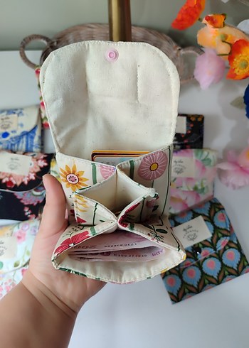 Bohem Tarz Pastel Renkli Cüzdan - Görsel 7