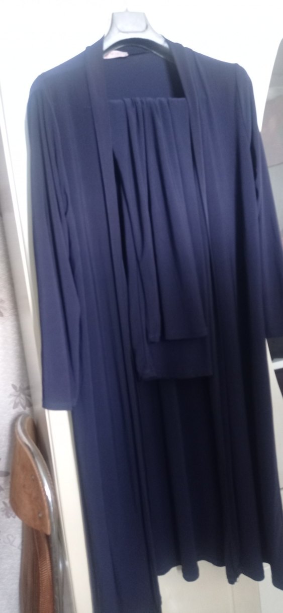 Uzun Lacivert ikili takım Kadın - Görsel 3