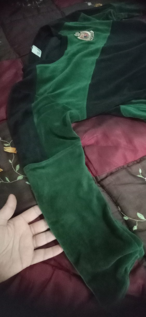 Uzun Kollu Kadın kadife Uzun Elbise - Görsel 2