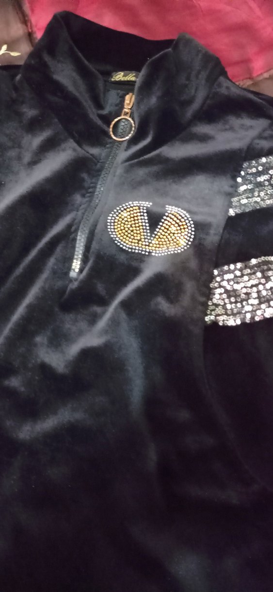 kadife kumaş tunik - Görsel 2