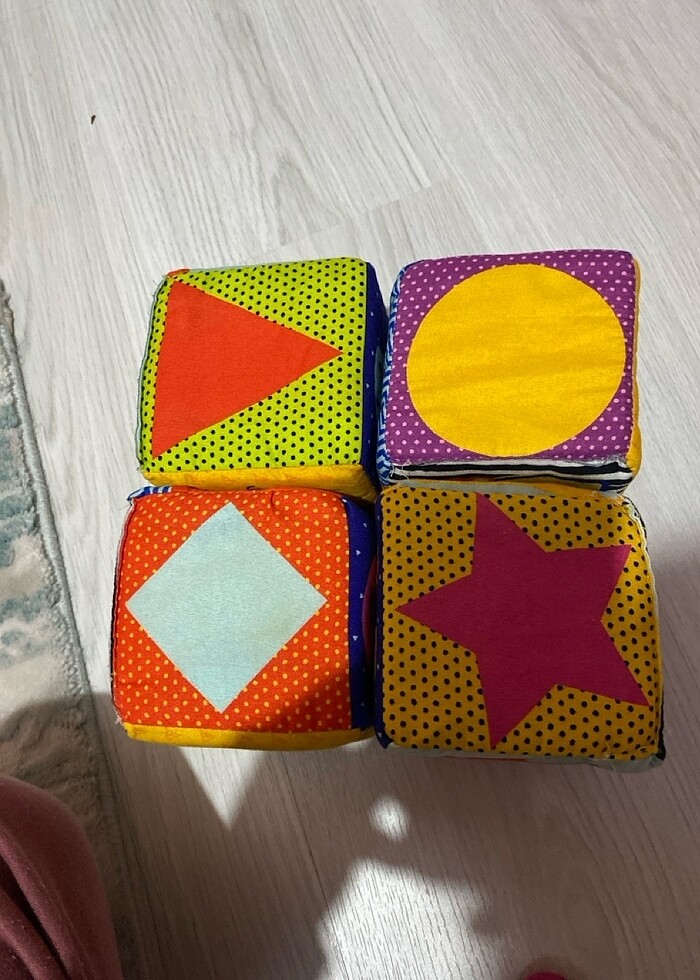 4 lü sünger eğitici küp - Görsel 4