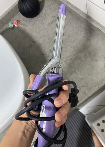 Pastel Mor Saç Maşası philips marka - Görsel 3