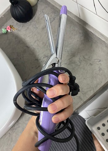 Pastel Mor Saç Maşası philips marka - Görsel 4