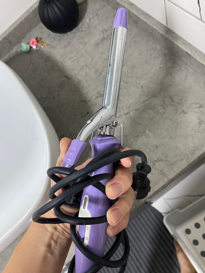 Pastel Mor Saç Maşası philips marka - Görsel 3