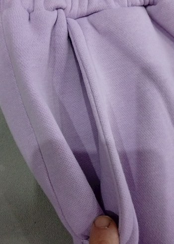 Mor Rahat Kesim Kadın Eşofman Altı - Görsel 6