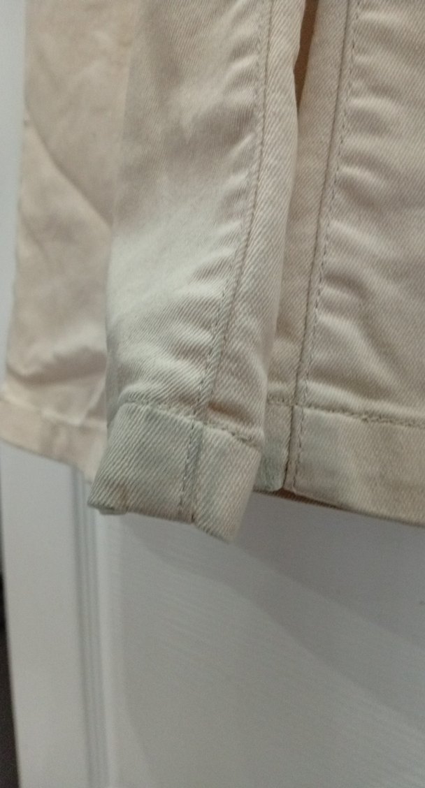 Bej Midi Keten ispanyol Kadın Pantolon - Görsel 4