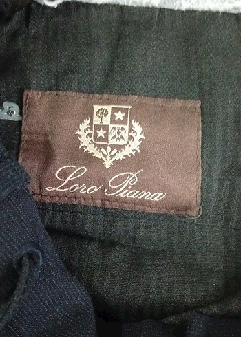 Siyah Keten Midi erkek Pantolon - Görsel 6