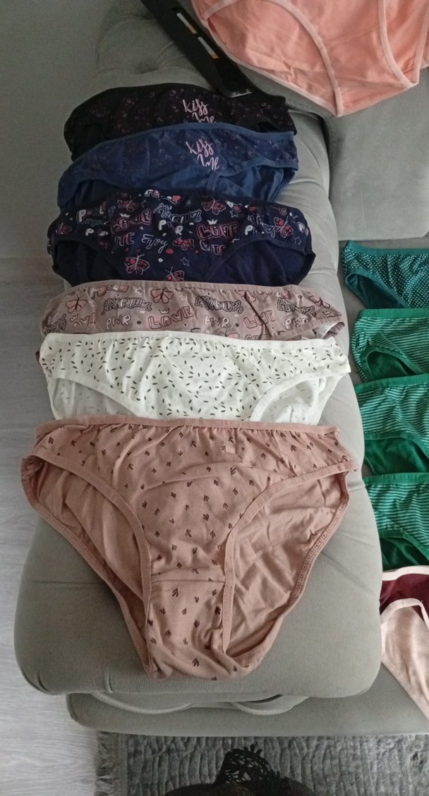 Beyaz Siyah Midi Kadın Atletik İç Çamaşırı - Görsel 2