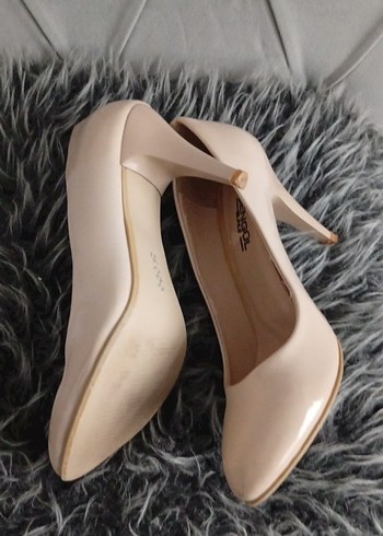 Bej SENGOL Stiletto Topuklu Kadın Ayakkabı - Görsel 4