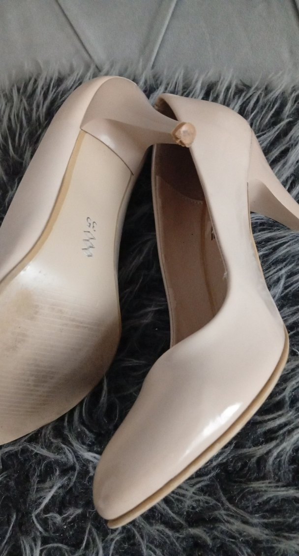 Bej SENGOL Stiletto Topuklu Kadın Ayakkabı - Görsel 3