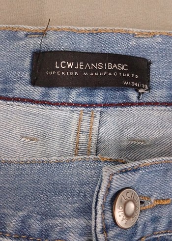 Mavi Rahat Kesim Kadın Kot Pantolon - Görsel 9