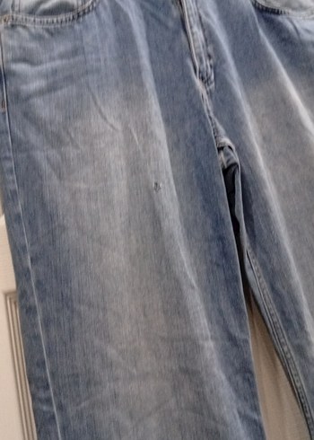 Mavi Rahat Kesim Kadın Kot Pantolon - Görsel 3