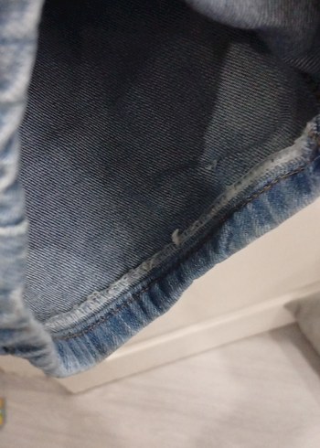 Mavi Rahat Kesim Kadın Kot Pantolon - Görsel 5