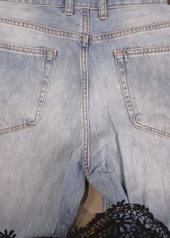 Mavi Rahat Kesim Kadın Kot Pantolon - Görsel 8