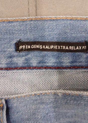 Mavi Rahat Kesim Kadın Kot Pantolon - Görsel 11