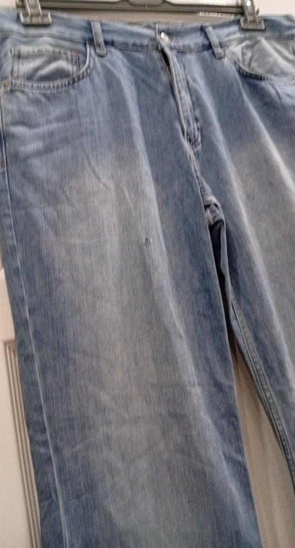 Mavi Rahat Kesim Kadın Kot Pantolon - Görsel 3