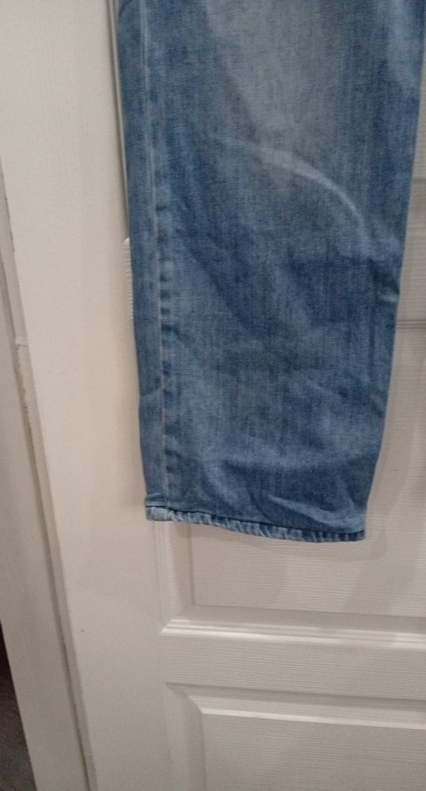 Mavi Rahat Kesim Kadın Kot Pantolon - Görsel 4