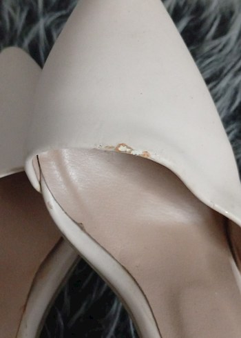 Klasik Beyaz Stiletto Topuklu Kadın Ayakkabı - Görsel 4