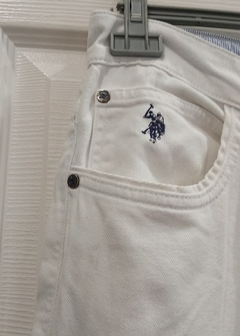 Erkek Beyaz Regular Fit Pamuk Pantolon - Görsel 4