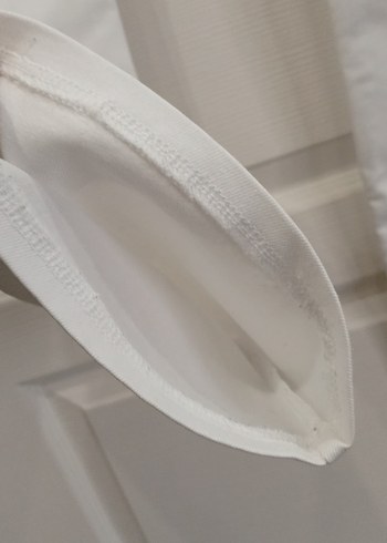 Beyaz Kadın Midi İspanyol Paça Pantolon - Görsel 7